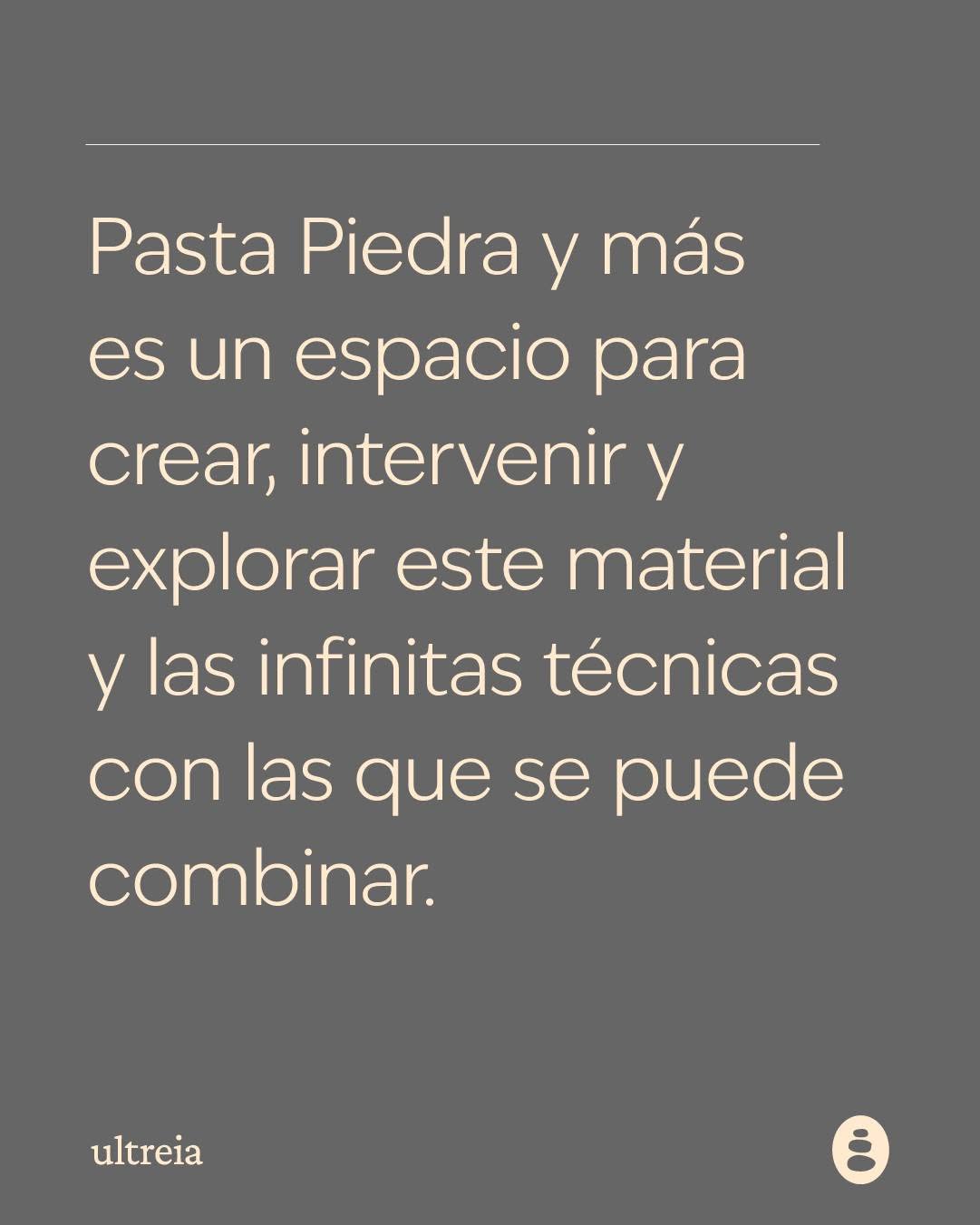 Pasta Piedra y Más — Taller mensual