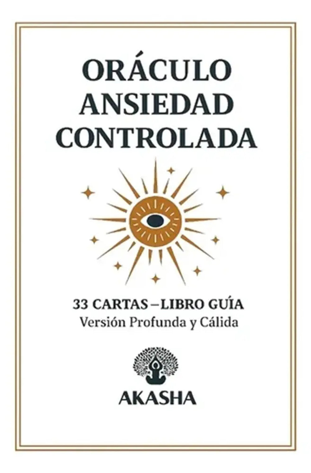 Portada de Ansiedad Controlada. 33 Cartas + Libro Guía