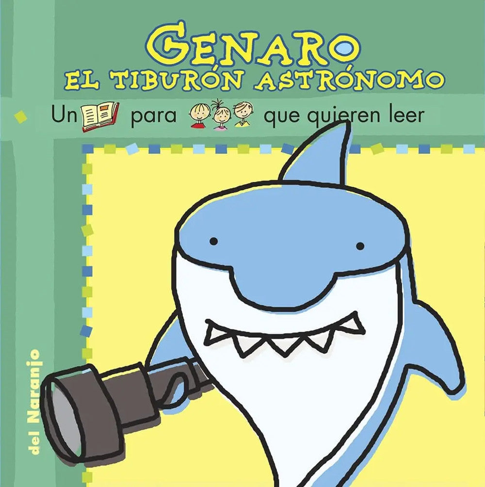 Portada de Pictogramas. Genaro el Tiburón Astrónomo