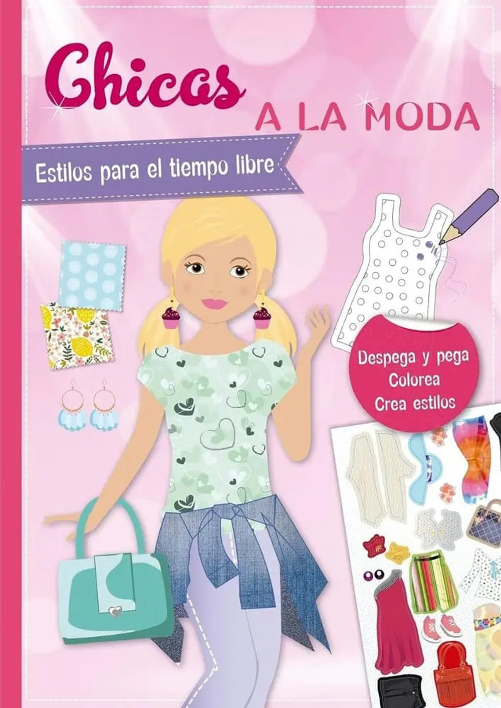 Portada de Pegatinas. Chicas a la Moda