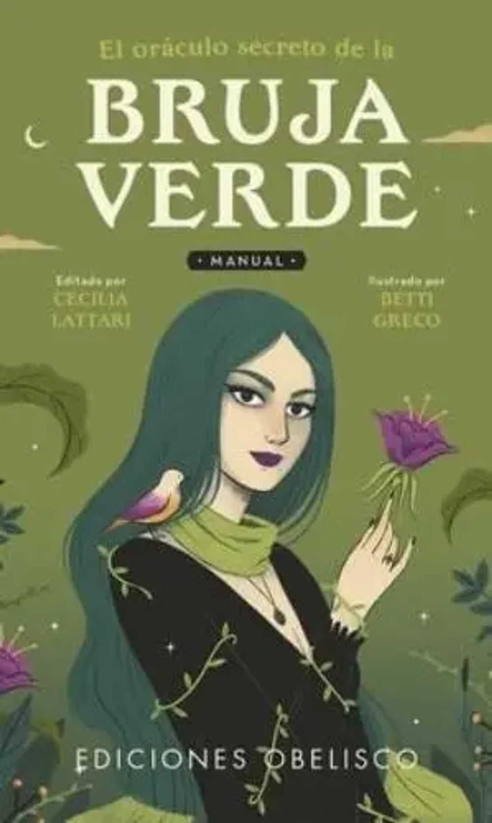 Portada de El Oráculo Secreto de la Bruja Verde + Cartas