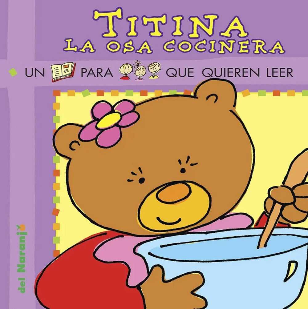 Portada de Pictogramas. Titina la Osa Cocinera