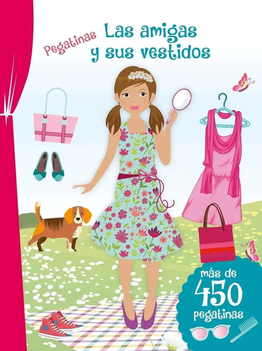 Portada de Pegatinas. las Amigas y sus Vestidos